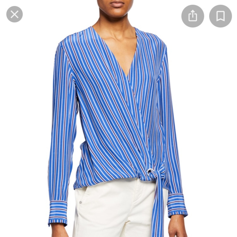 Rag & Bone Striped Felix Popover Size XS